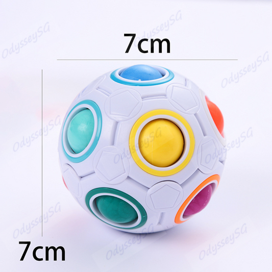 Rainbow Puzzle Ball - Puzzle Ball - Brain Teaser