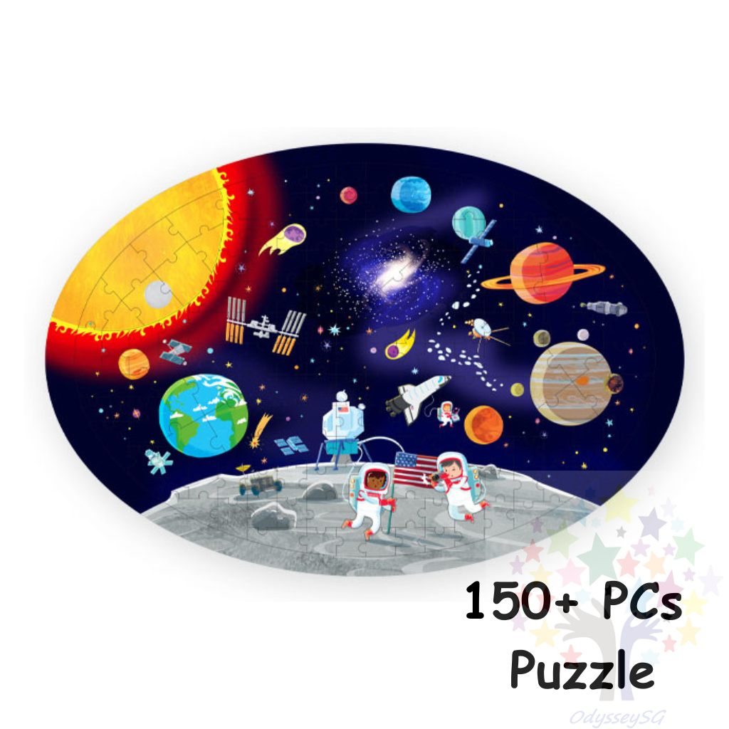 Exploring Space - Jigsaw and sticker activity book - Age 5 and above
