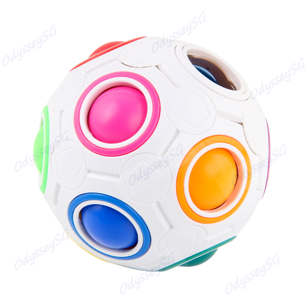 Rainbow Puzzle Ball - Puzzle Ball - Brain Teaser