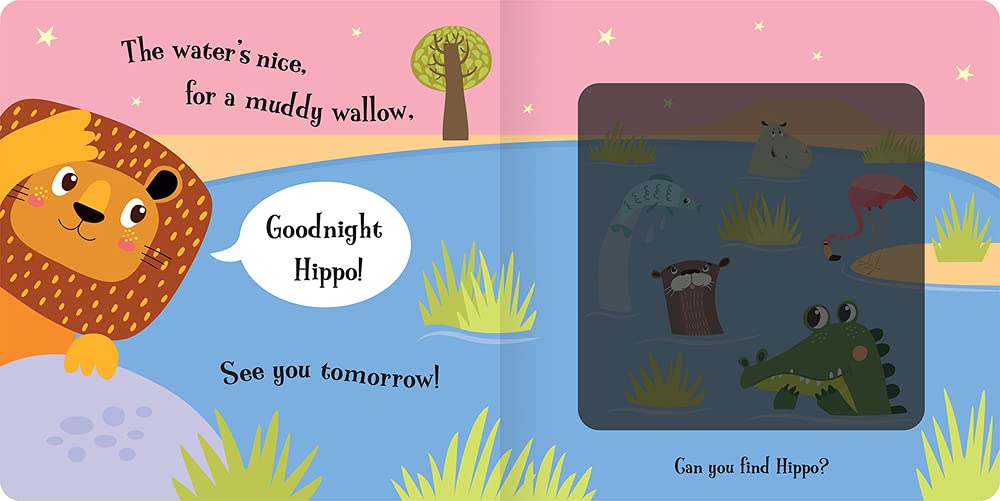 Goodnight Lion - Magic Torchlight Board book