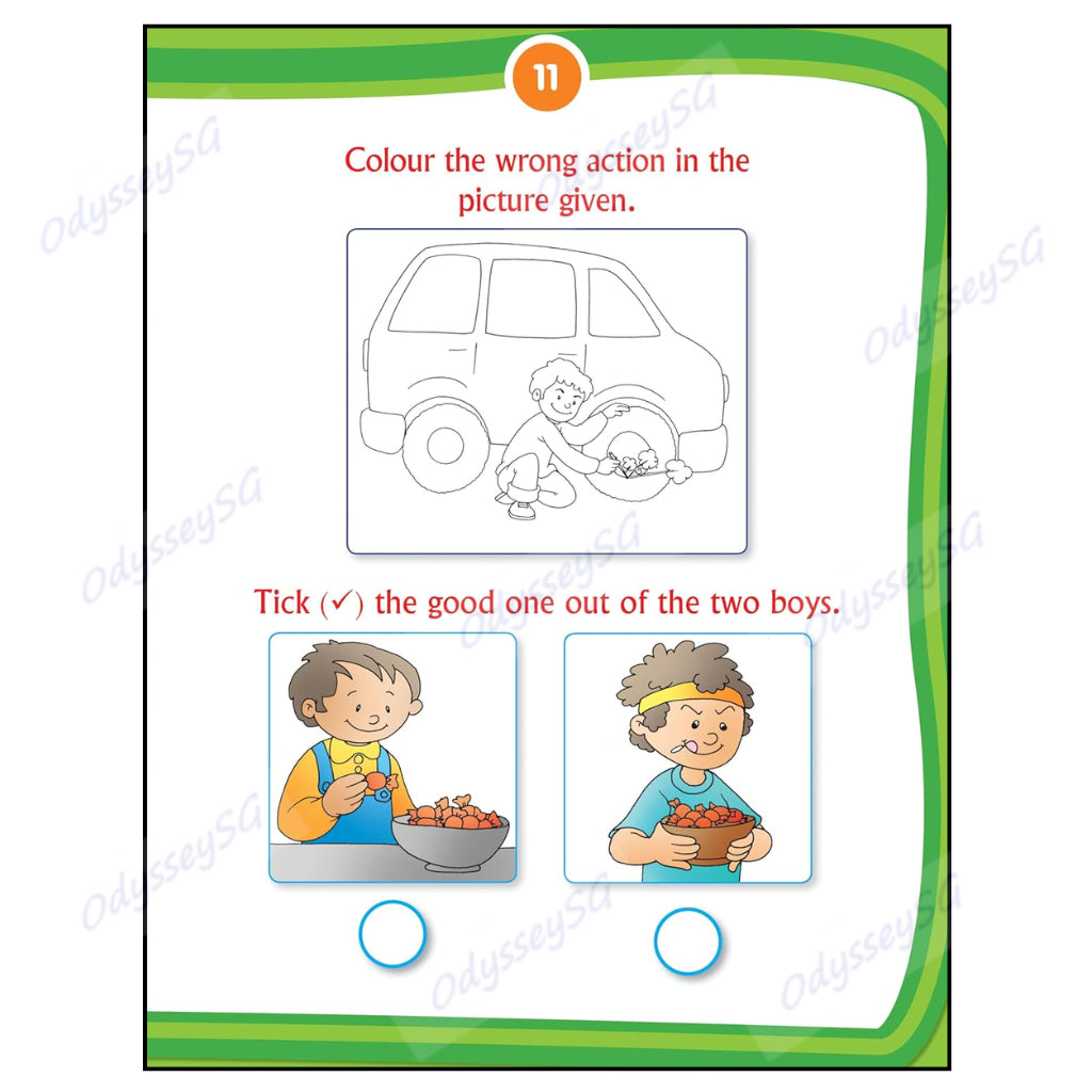 Good Habits Children Activity book - Full Color