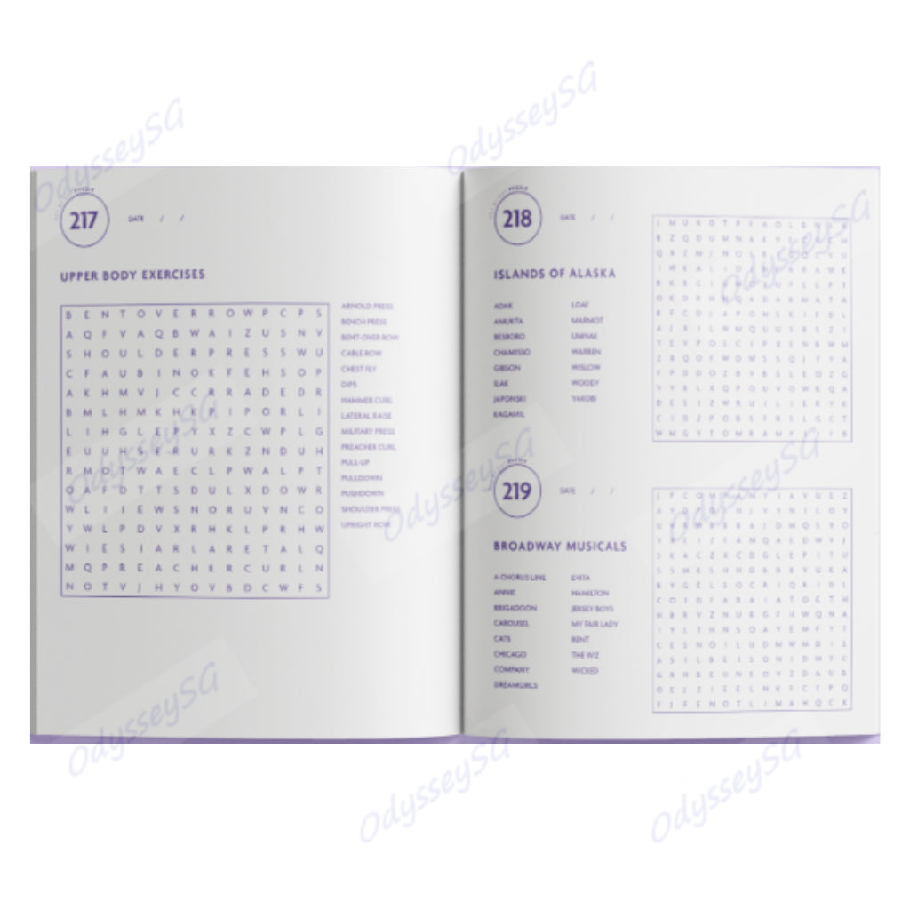 365 Wordsearch puzzle activity book