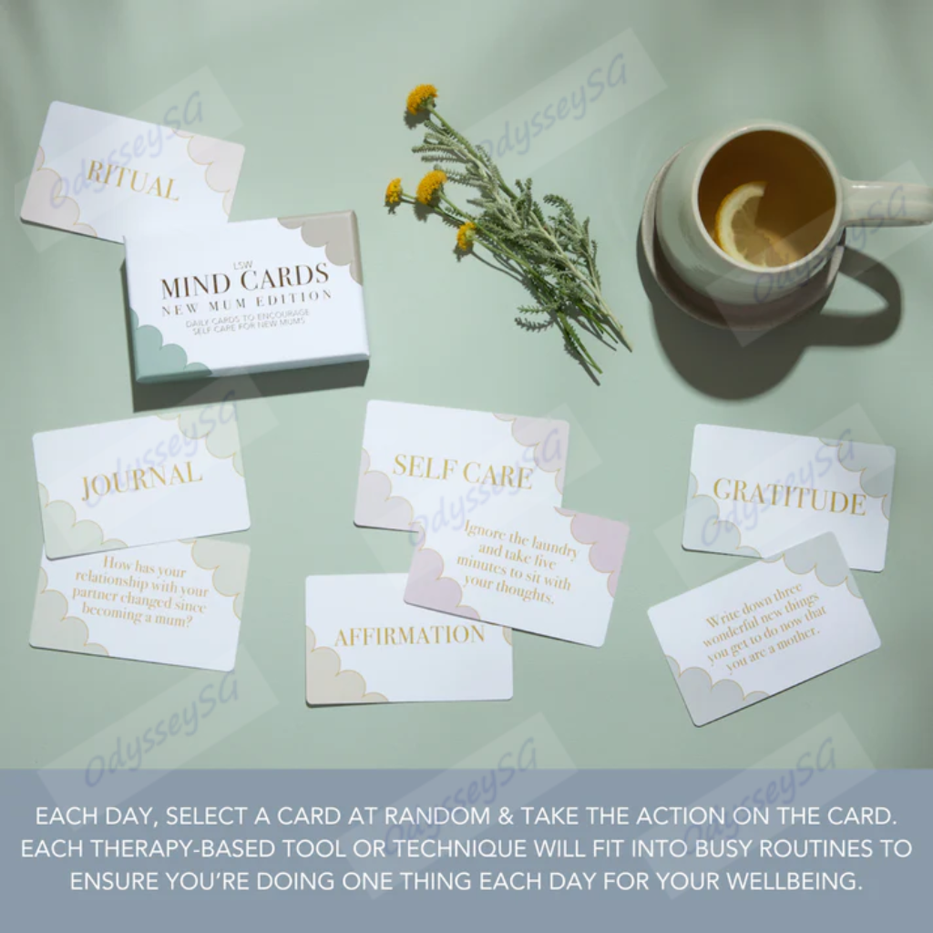 Mindful Series -Mind Cards: New Mum Edition , Maternity Gift, Mental Health , Self Care, Self Love