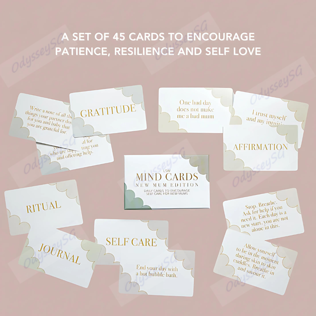 Mindful Series -Mind Cards: New Mum Edition , Maternity Gift, Mental Health , Self Care, Self Love