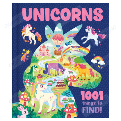 Unicorn - 1001 Things To Spot -  Children Activity Book - 24 Pages | Look and Find