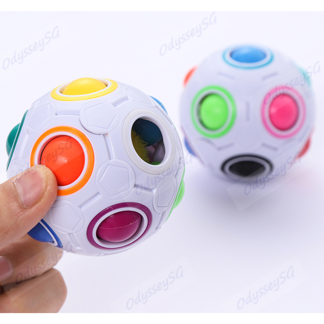 Rainbow Puzzle Ball - Puzzle Ball - Brain Teaser