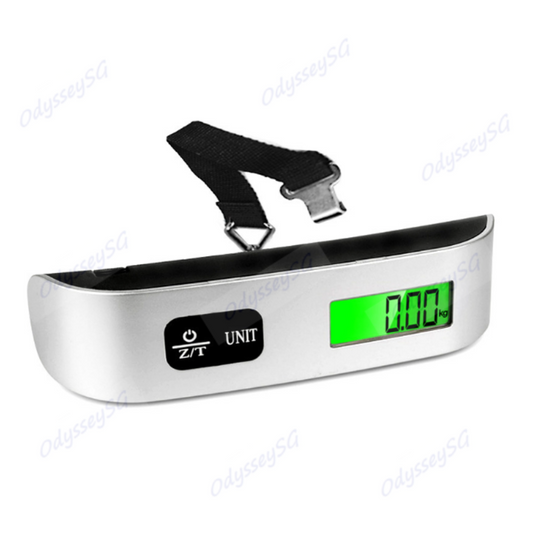 Portable Digital Pocket Luggage Hanging Scale - 50KG / 110 Lb Suitcase Baggage Travel Weighing Scale