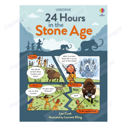 Usborne 24 Hours In the Stone Age - Hardcover
