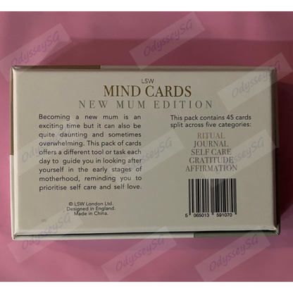 Mindful Series -Mind Cards: New Mum Edition , Maternity Gift, Mental Health , Self Care, Self Love