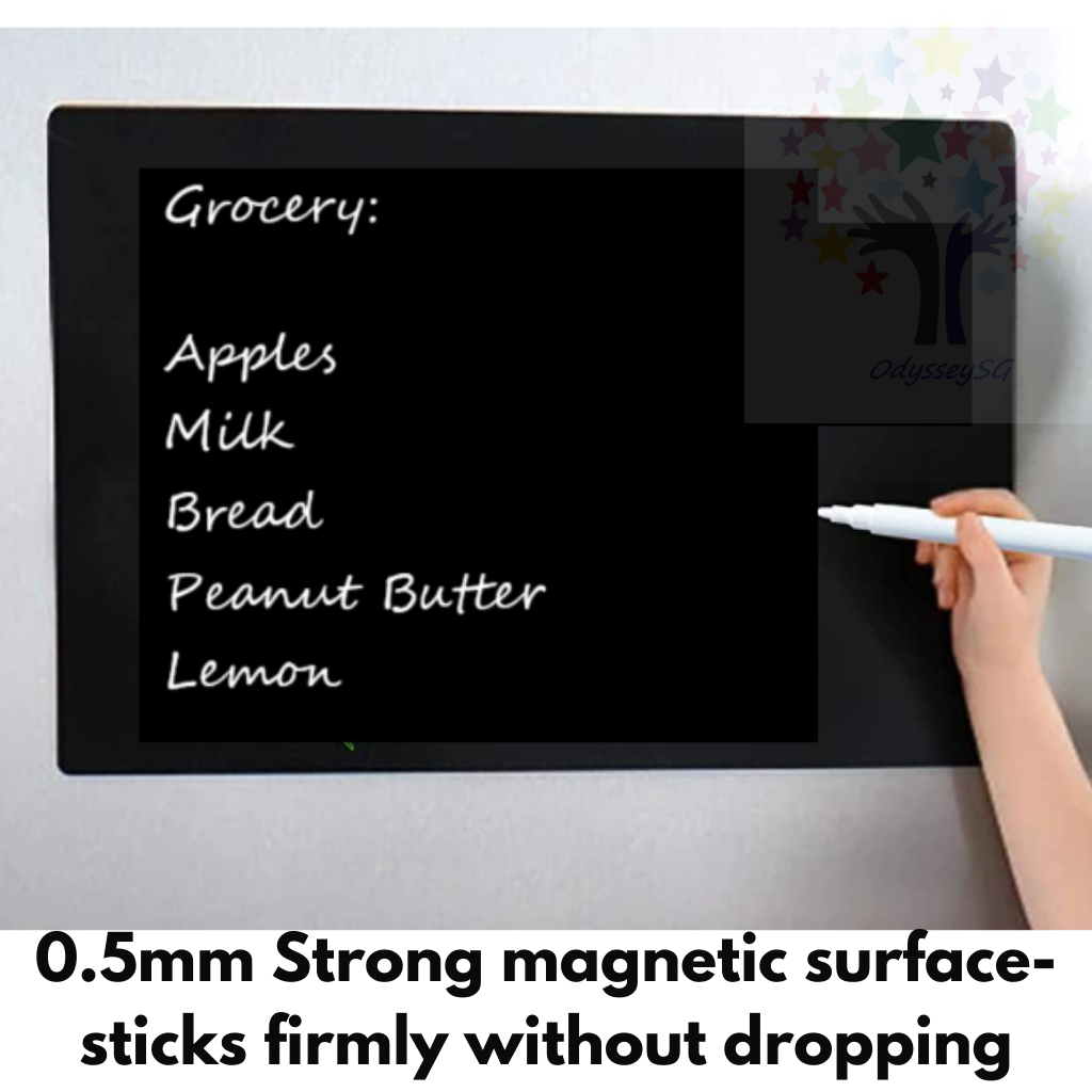 Magnetic Soft Blackboard - 21 x 30 CM - FRIDGE BLACKBOARD