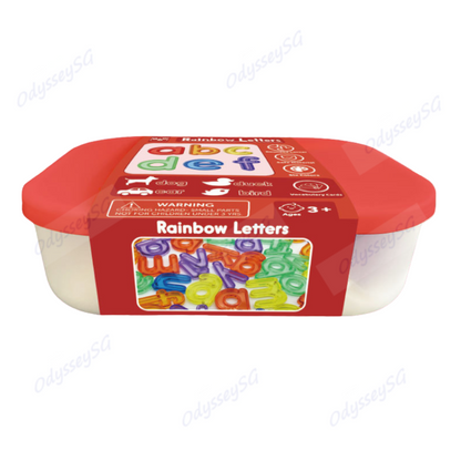 Rainbow Letters  Alphabet Upper & Lower Case Letters set Children Kids Educational Toy Games