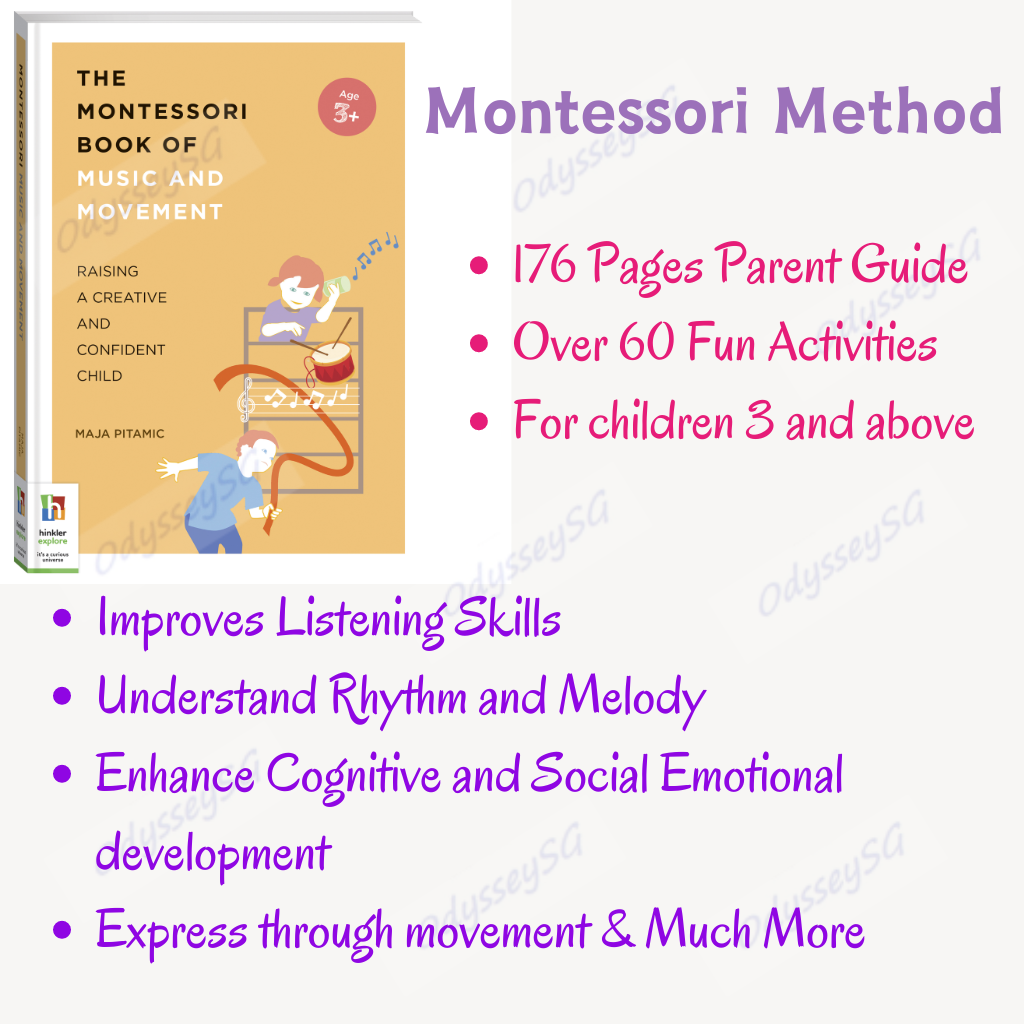 The Montessori Book of Music and Movement - Parent Guide for Age 3+ - Over 60 Fun Activities