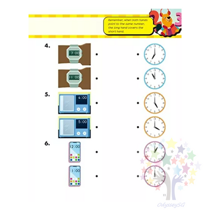 Kumon - Everyday Math: Telling Time - Kumon Maths activity book - Age 5-7