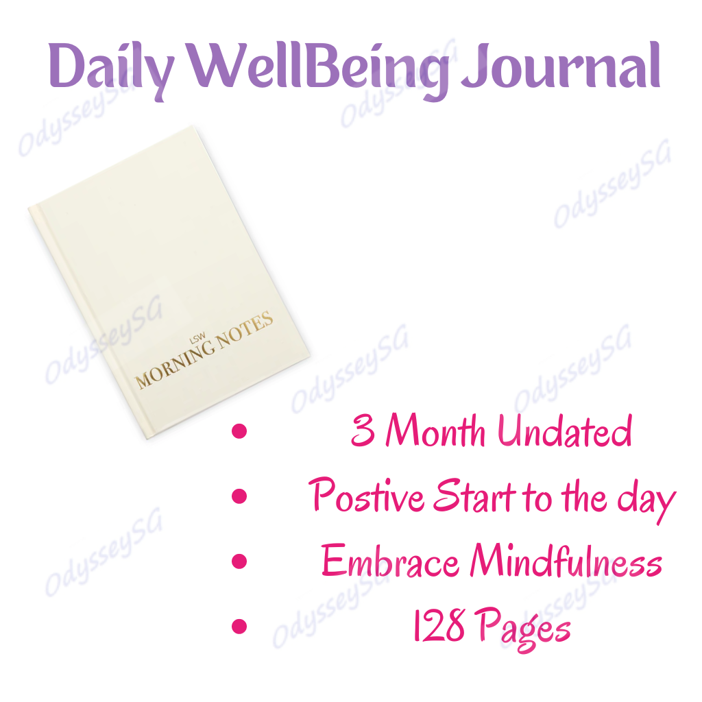 LSW London - Morning Notes - Daily Wellbeing Journal - 3 Month UNDATES - Embrace Positivity