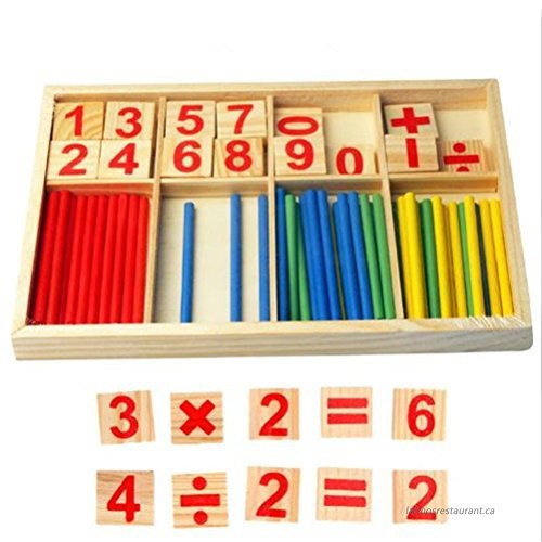 Rods Wooden Math Manipulative Aid