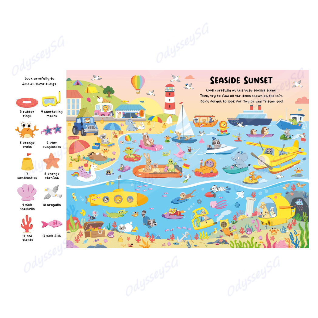 Vehicles: 1001 Things To Find (Search and Find Activity Book) - CHildren Activity Book - Age 3 - 6