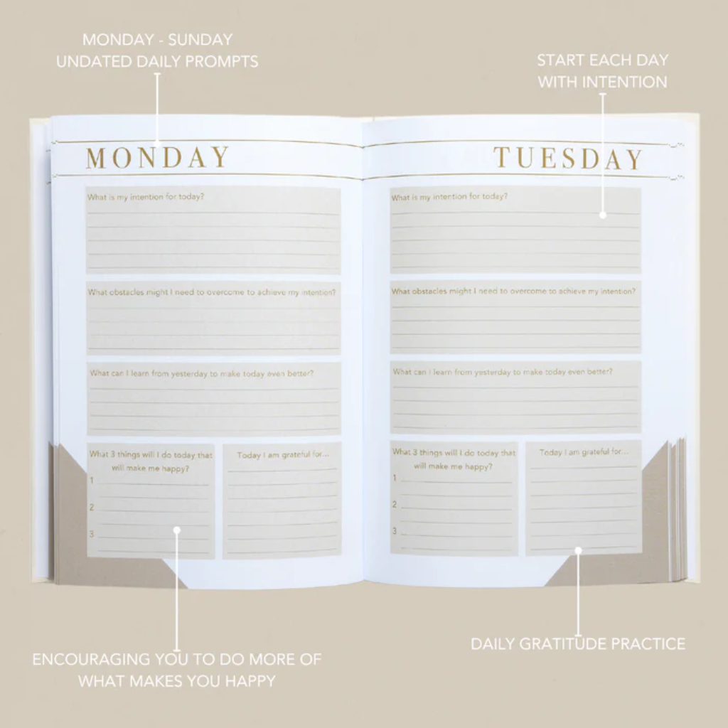 LSW London - Morning Notes - Daily Wellbeing Journal - 3 Month UNDATES - Embrace Positivity