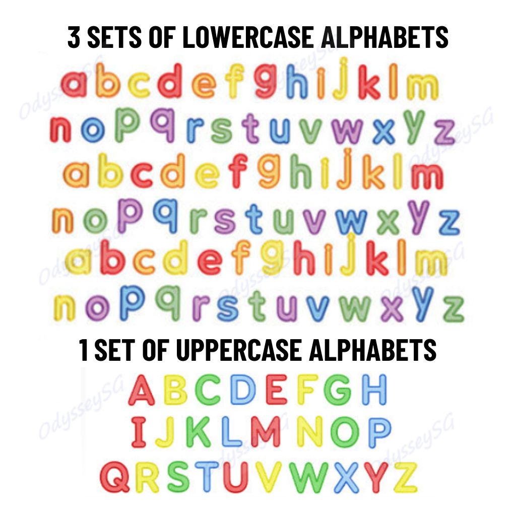 Rainbow Letters  Alphabet Upper & Lower Case Letters set Children Kids Educational Toy Games