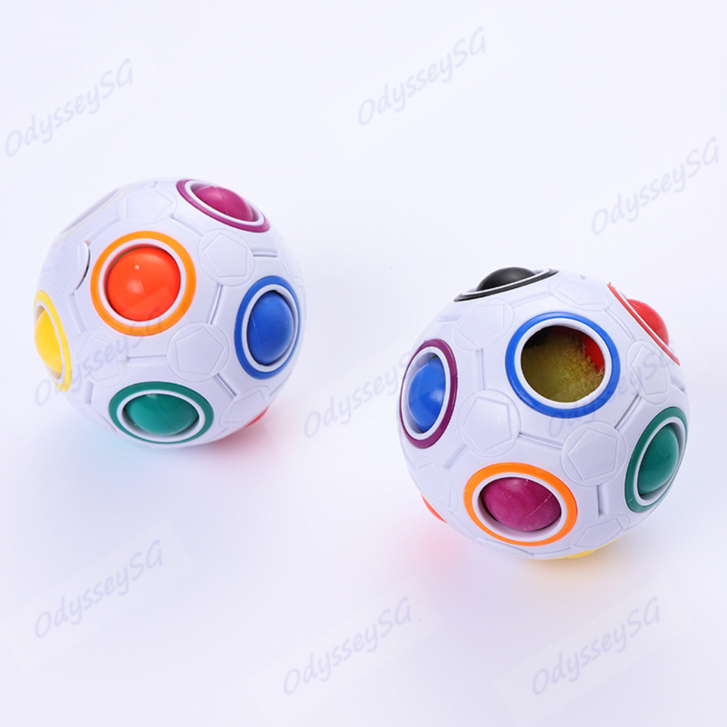Rainbow Puzzle Ball - Puzzle Ball - Brain Teaser