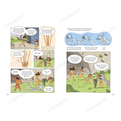 Usborne 24 Hours In the Stone Age - Hardcover