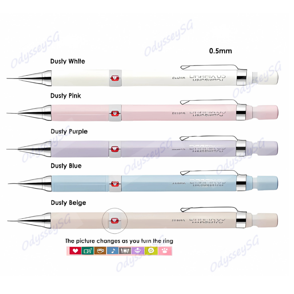 Zebra Drafix MINDSWITCH Mechanical Pencil 0.5mm – Kawaii Limited Edition