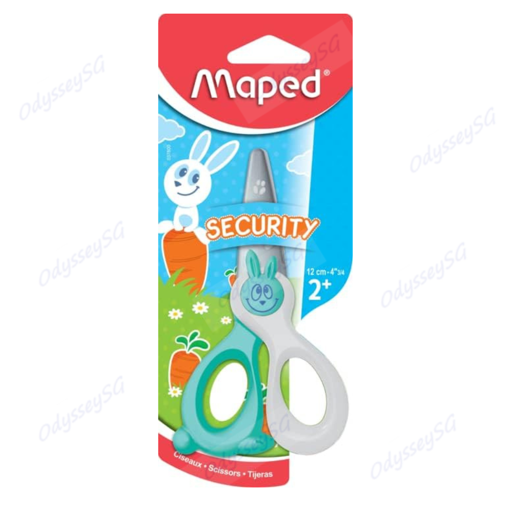 MAPED KIDICUT Toddler children kids Safety scissors - 12cm -Fiber glass blades - Age 2+ and above