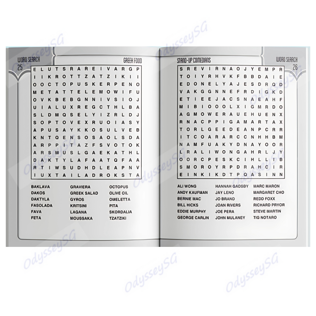 Large Print Puzzles - Wordsearch