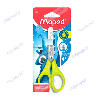 Maped Essential Ergonomic Scissors - Left Hand scissors - 13 CM - Age 4 and above