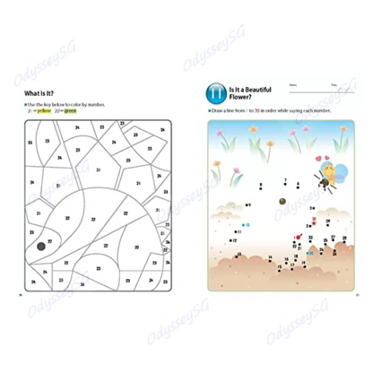 Kumon My Book of Number Games 1-100 - AGE 3-5 - Maths children activity book
