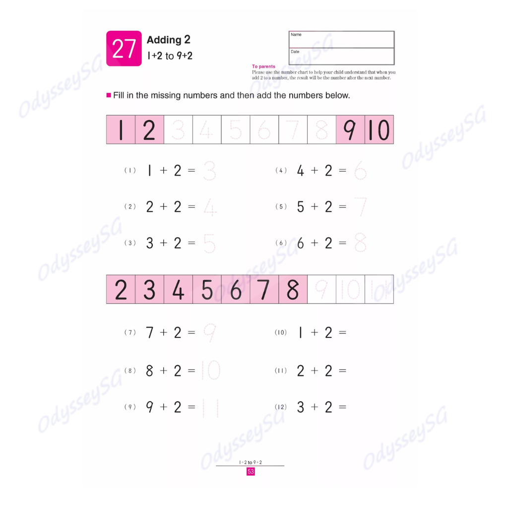 Kumon My Book of Simple Addition - Age 4-6