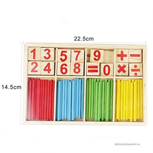 Rods Wooden Math Manipulative Aid
