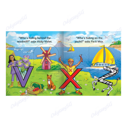 Letterland - Who's Hiding? (Flap book) - Alphabets Letters