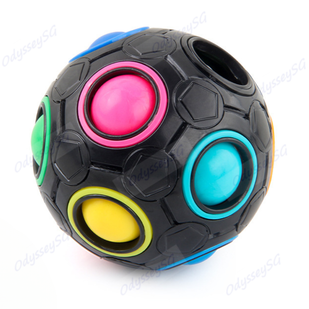 Rainbow Puzzle Ball - Puzzle Ball - Brain Teaser