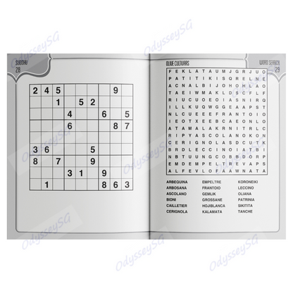 Large Print Puzzles - Mixed Puzzles - Sudoku / Wordsearch / Crossword