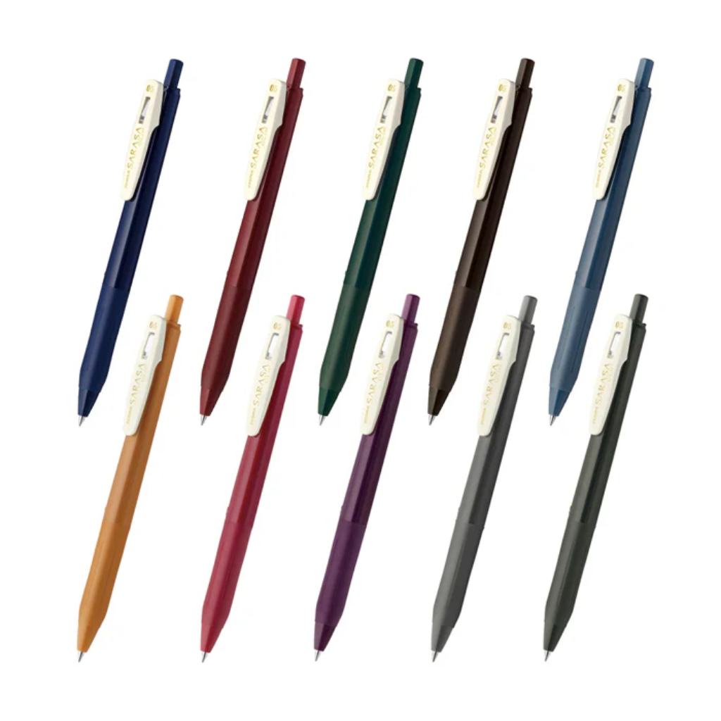 Zebra Sarasa Vintage Pens - 0.5mm