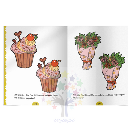 101 Spot the Differences: Children Fun Activity Books - Observation / Focus skills - Age 3 and Above