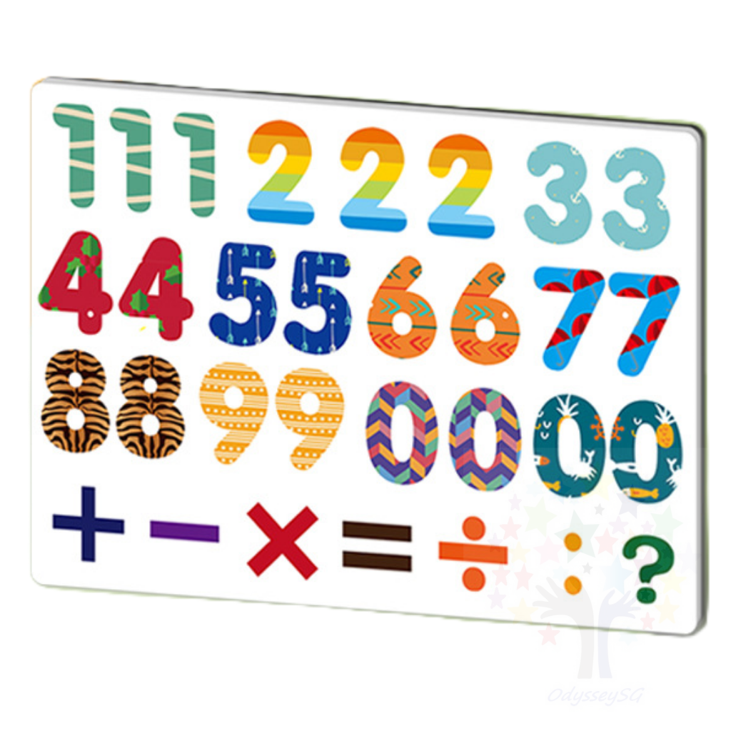 Magnetic Early Learning Fridge Set - 94 Pcs Alphanumberic Magnet pcs