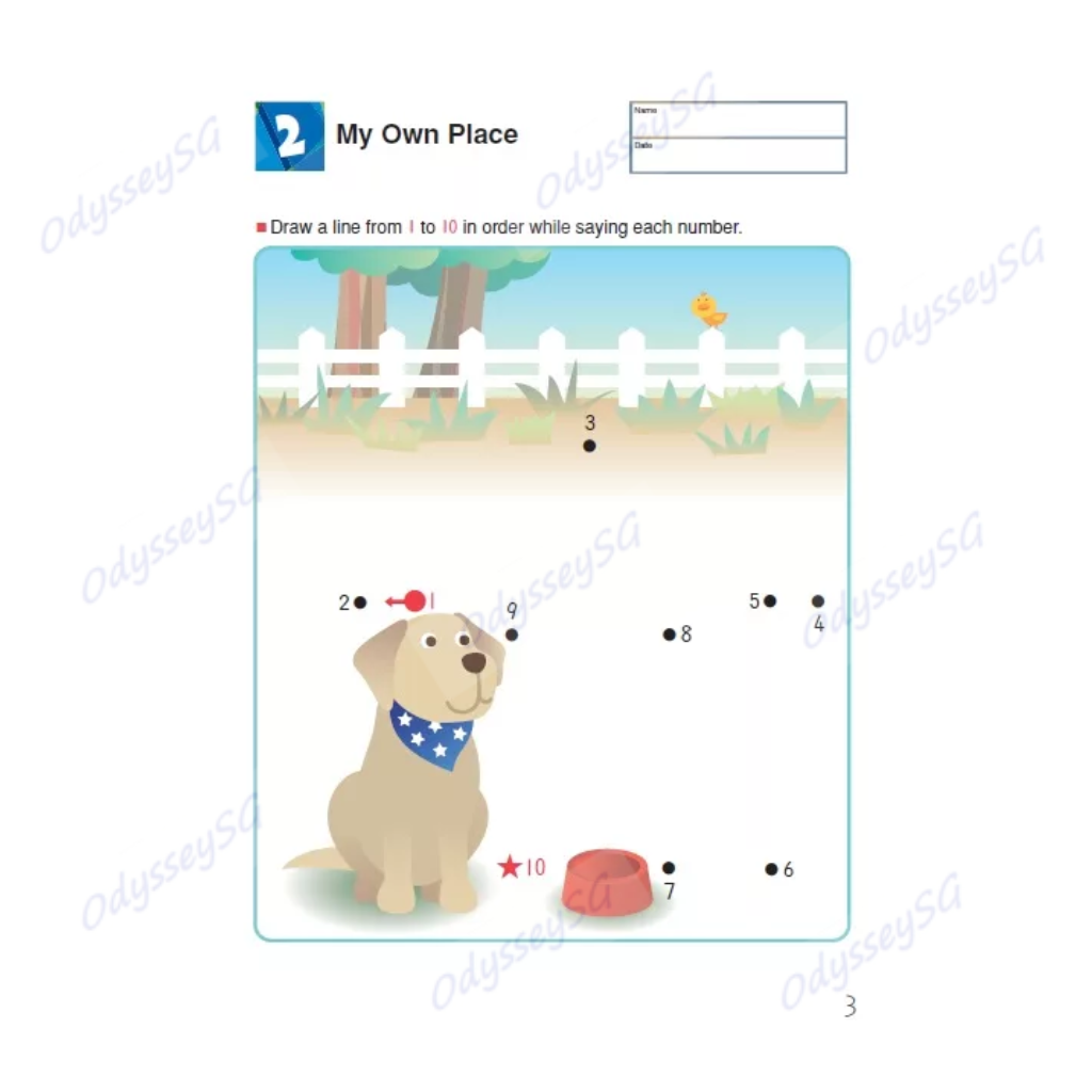 My Big Book of Numbers, Letters, and Words (Bind-up) - Age 3-6 - Kindergarten activity workbook