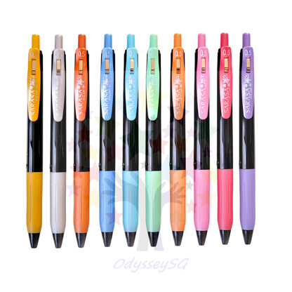 Zebra Sarasa Clip Pen Decoshine 0.5mm - 10 Metallic colors [ 100% Authentic] - Glitter Pens