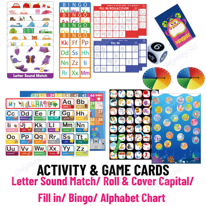 Rainbow Letters  Alphabet Upper & Lower Case Letters set Children Kids Educational Toy Games