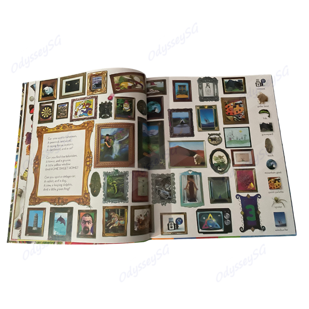 The Giant Book of Seek and Find - Over 2000 Hidden Objects to Find - Children Activity Book
