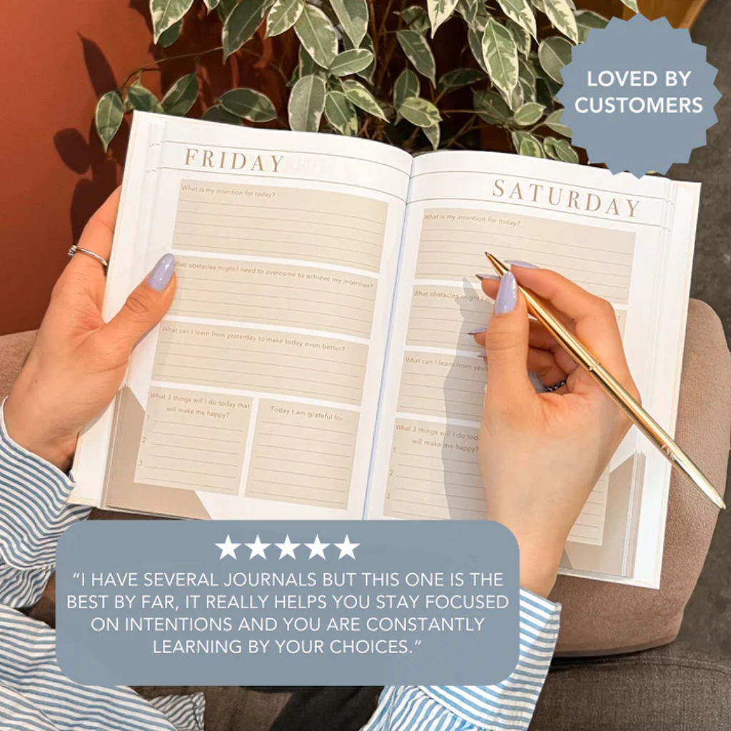 LSW London - Morning Notes - Daily Wellbeing Journal - 3 Month UNDATES - Embrace Positivity