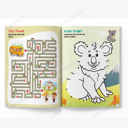 101 Brain Booster children Activity Book - Age 3-6