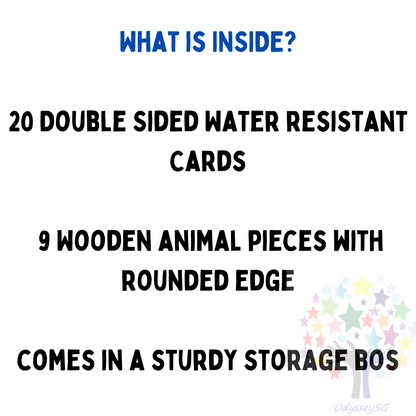 Animal Logic Game - Memory Thinking Game / Pattern / Sequencing / Memory matching / Brain Games - Age 2 - 5