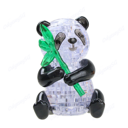 3D Crystal Puzzle - Panda - 57 Pcs Jigsaw Puzzle