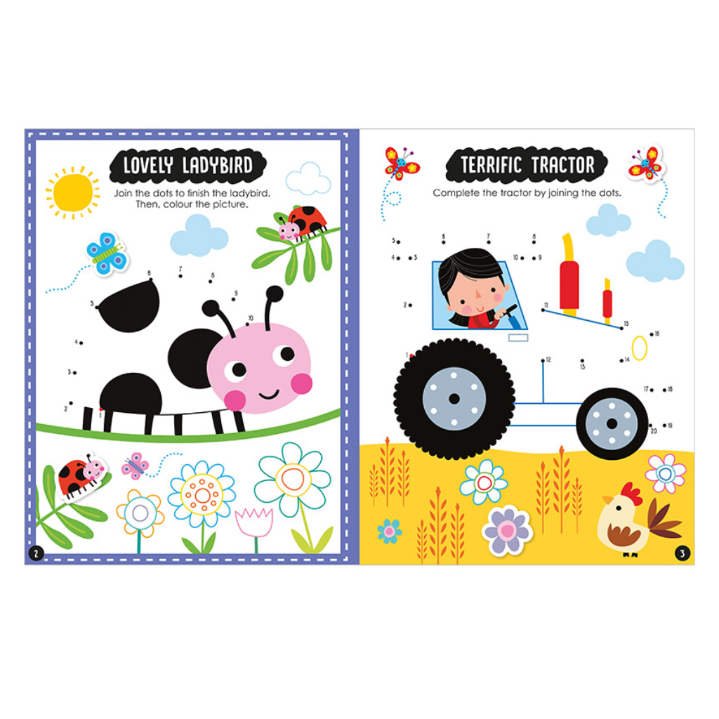 Dot to Dot Sticker Activity Book - Over 250 stickers