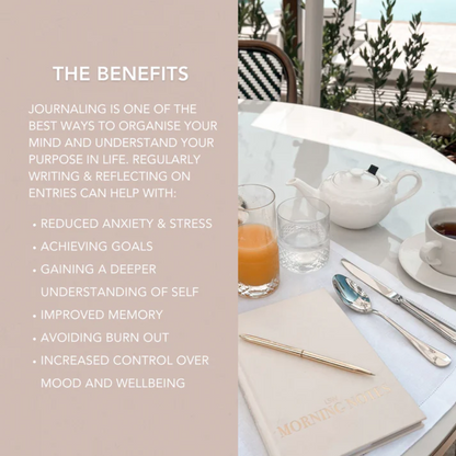 LSW London - Morning Notes - Daily Wellbeing Journal - 3 Month UNDATES - Embrace Positivity