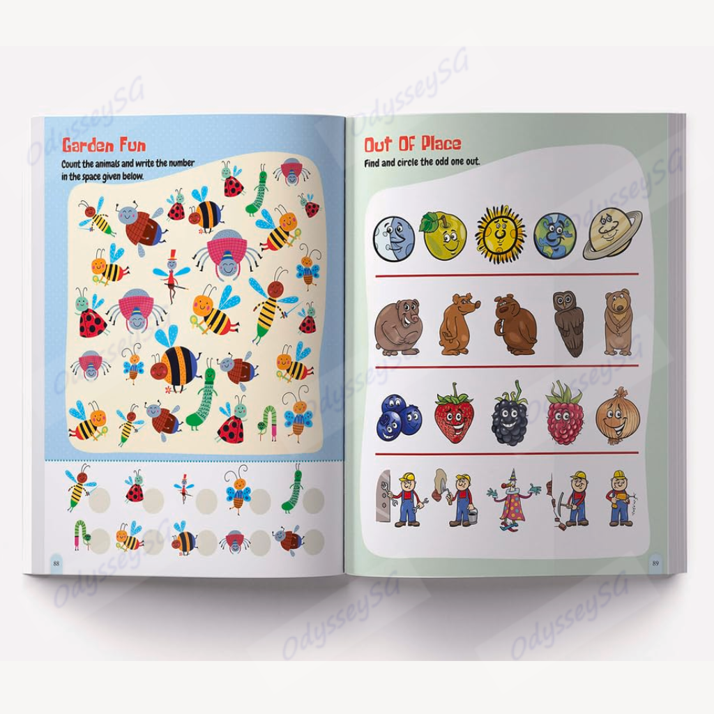 101 Brain Booster children Activity Book - Age 3-6