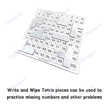 My Magnetic Hundred Board - Learn mathematical number concepts 1-100 - Age 3 and up