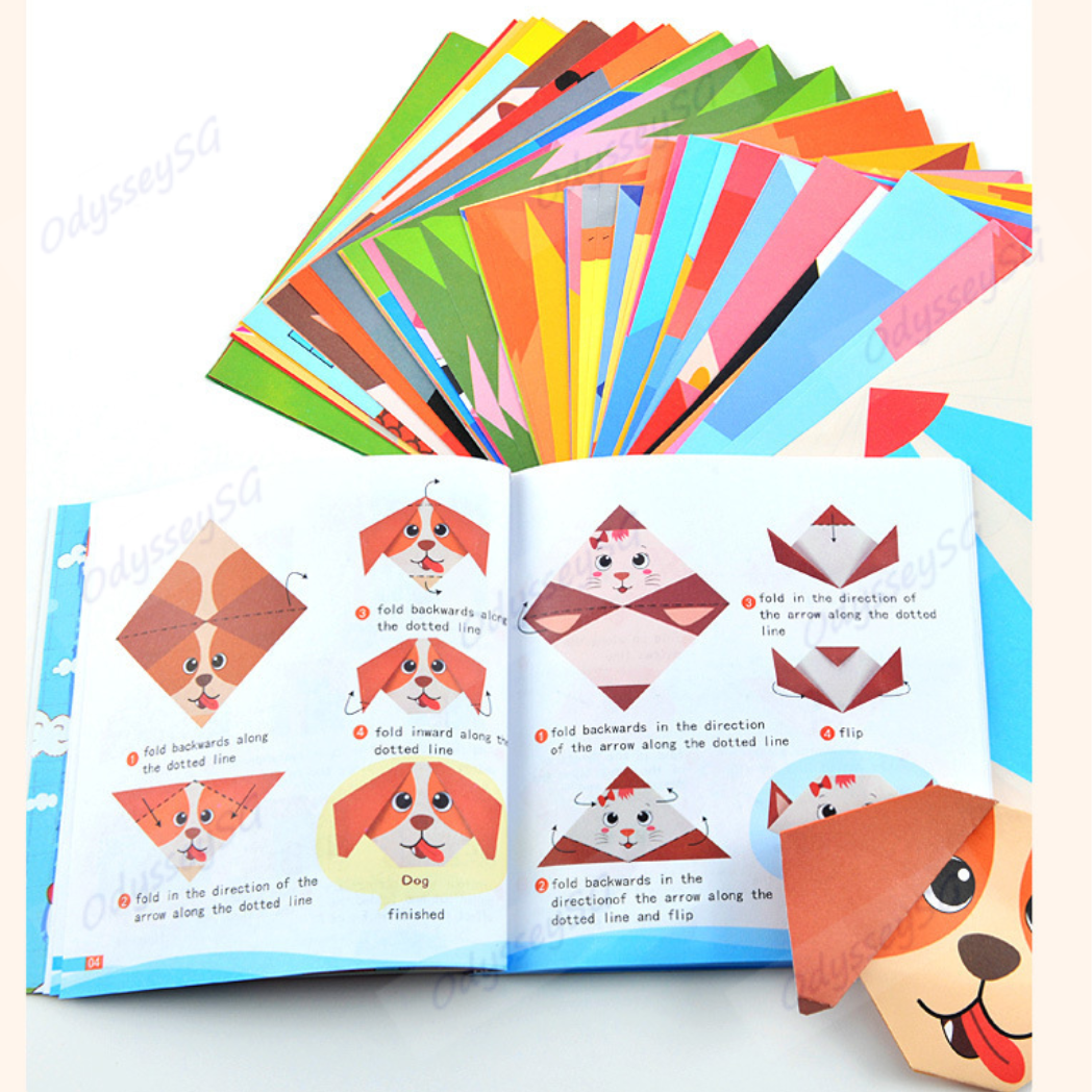Origami Paper Craft Kit - 72 Designs, 152 Sheets | Folding Paper DIY Art Craft Origami Activity for kids
